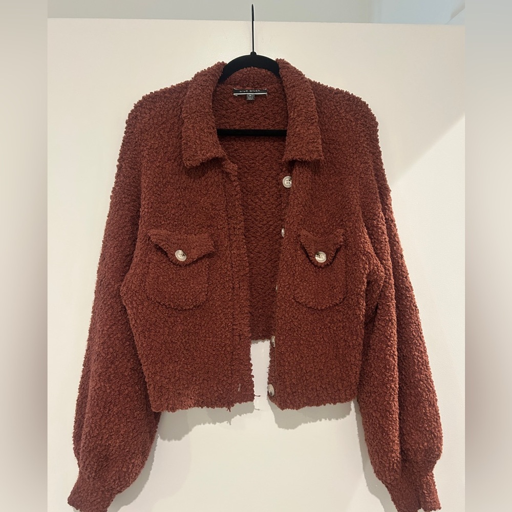 Burnt red boutique jacket
